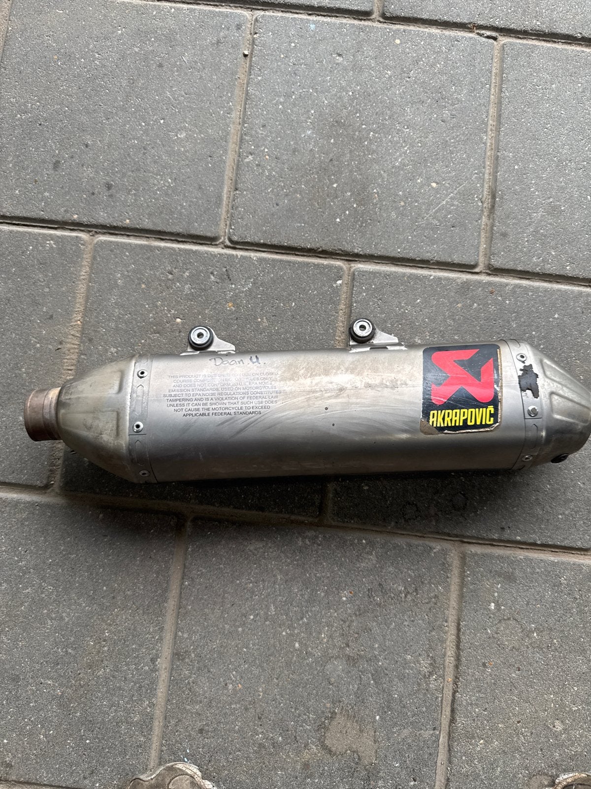 Akrapovic uitlaatdemper - Gebruikt, Motoren, Ophalen, Gebruikt