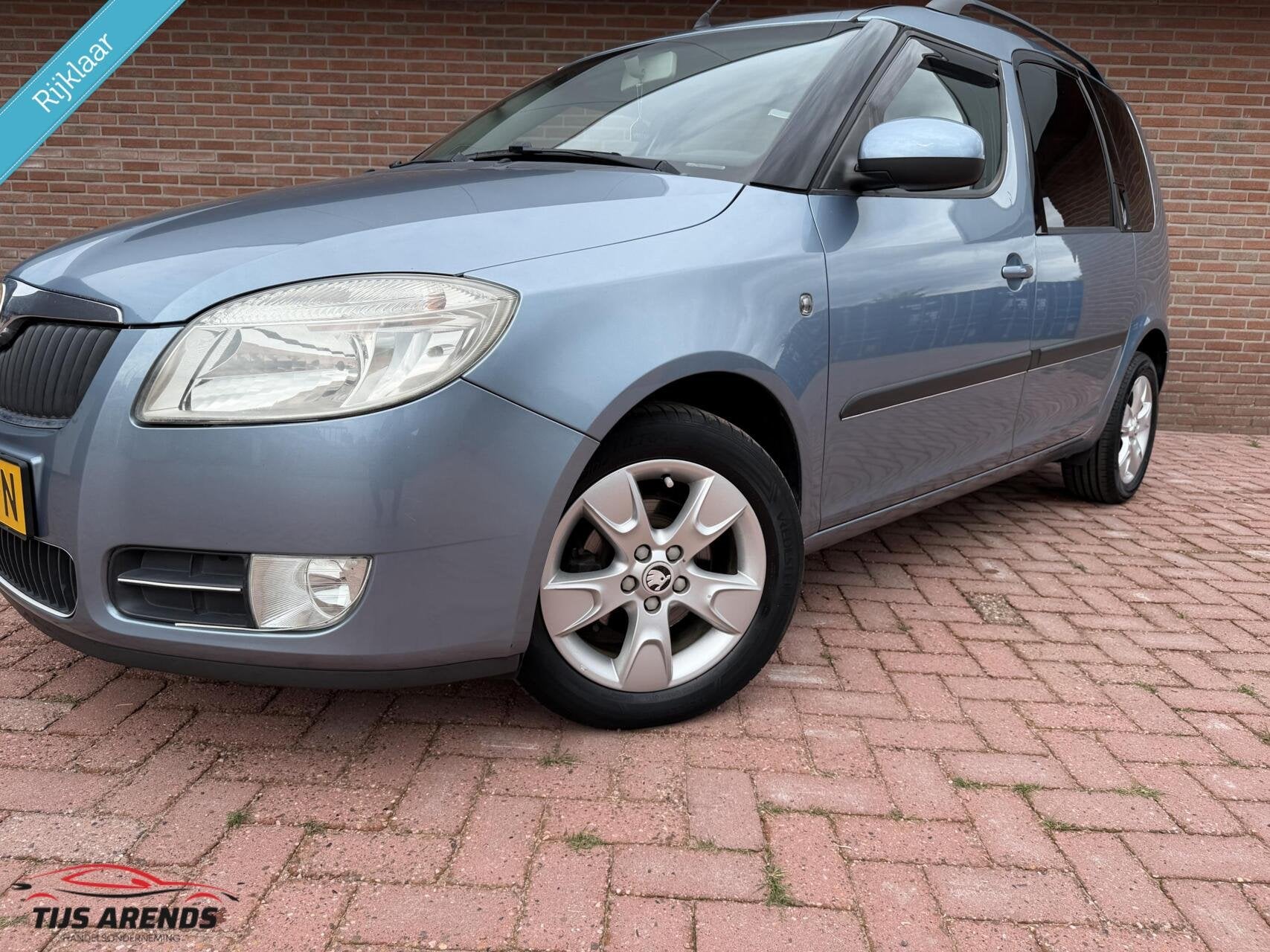 Skoda Roomster 1.2 Style|AIRCO|ELEK PAKKET|OH HISTORIE, Auto's, Voorwielaandrijving, Gebruikt, Zwart, Blauw