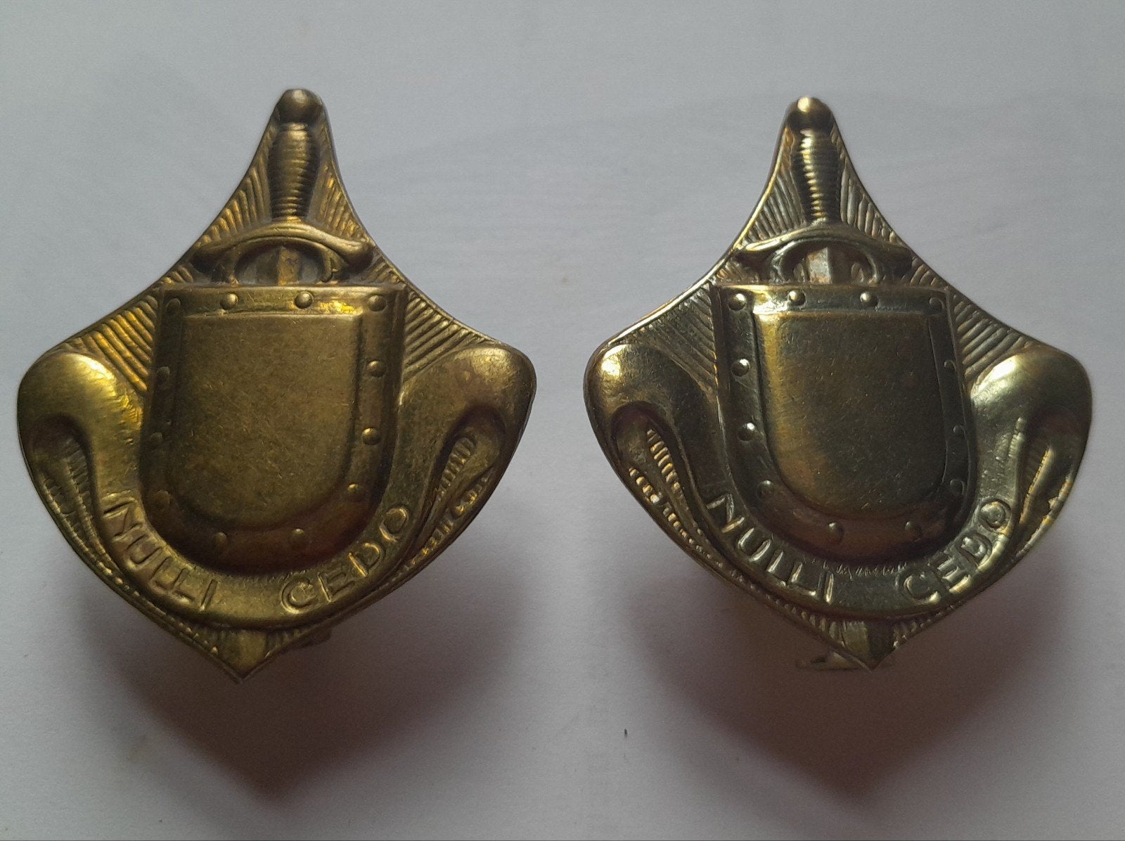 Setje schouderemblemen , Hoornse slag , Infanterie, Ophalen of Verzenden, Landmacht, Nederland, Embleem of Badge