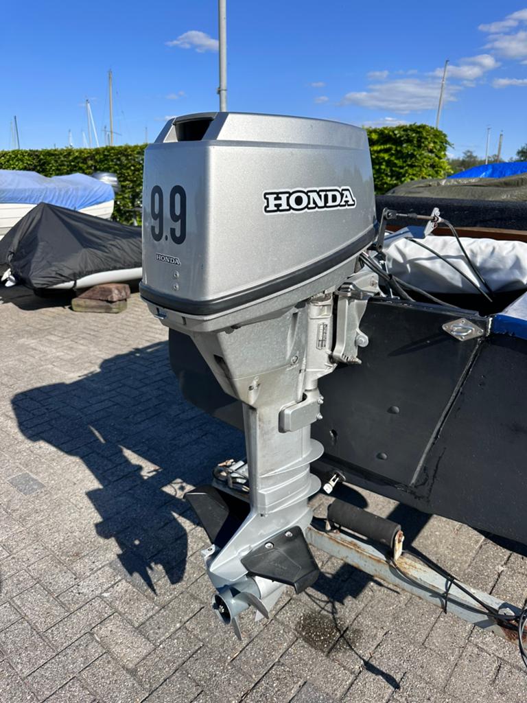 10 pk 4 takt honda electrische start met €1250 aan onderhoud, Ophalen, Nieuw, Overige typen, Motorboot