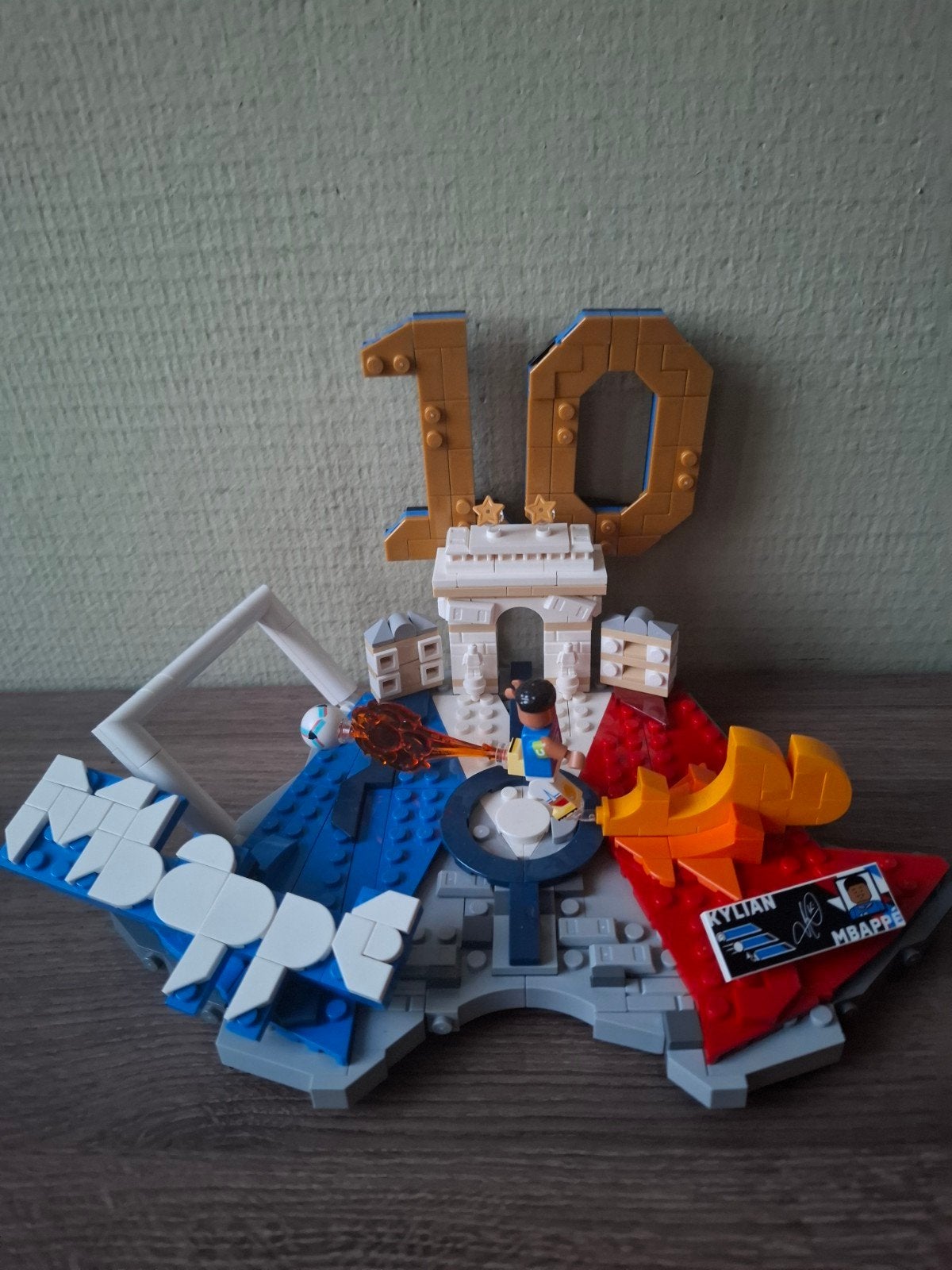 Lego sets Messi, Mbappé en Ronaldo, Lego, Ophalen of Verzenden, Icons, Complete set
