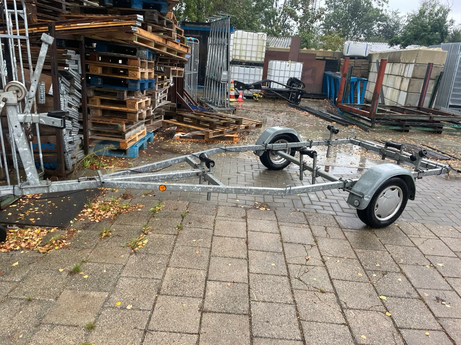 Kantelbare boottrailer, Watersport en Boten, Ophalen, Gebruikt, Kantelbaar, Overige typen