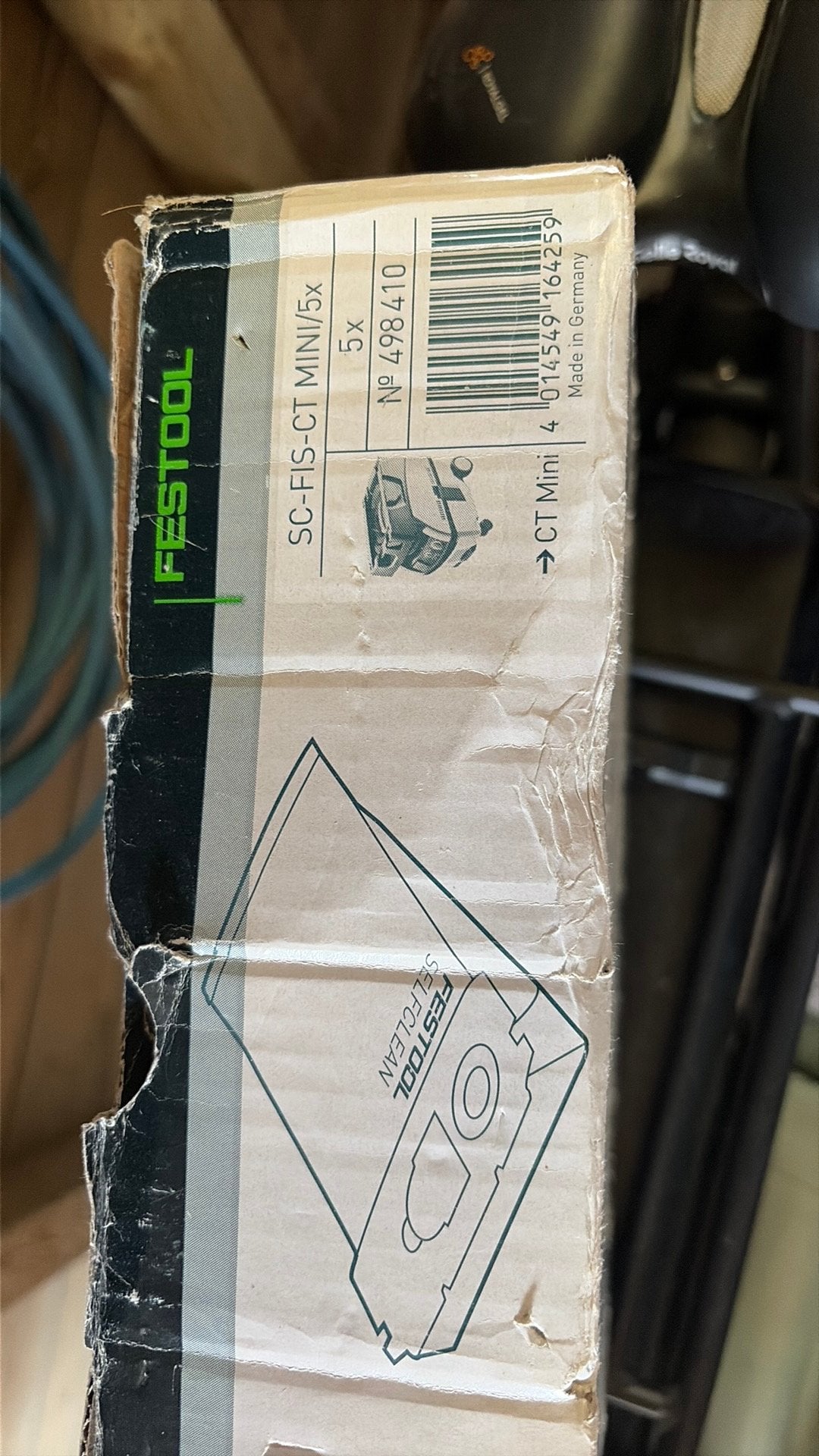 Festool stofzuigerzakken mini nieuw, Overige typen, Nieuw, Ophalen of Verzenden, 30 tot 70 mm