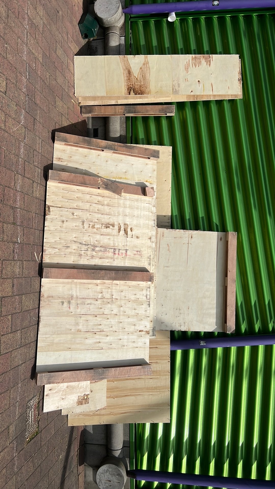 Houten platen gratis op te halen, Doe-het-zelf en Verbouw, Platen en Panelen, Ophalen, Zo goed als nieuw