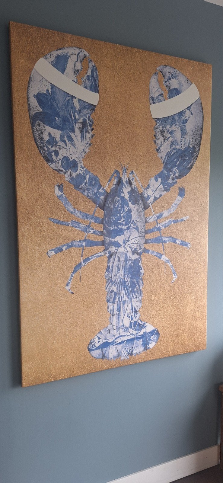 Prachtig doek van Kunstkartel - Kreeft 150x100 cm, Ophalen