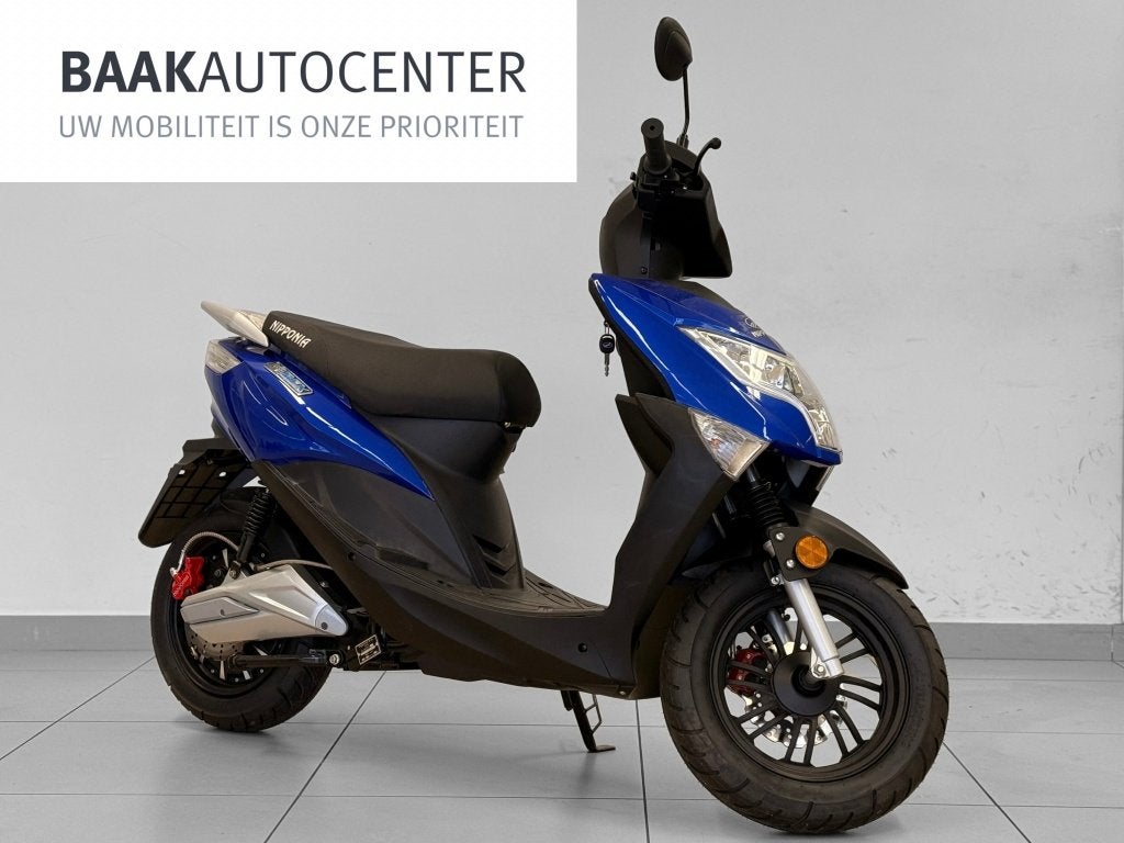 NIPPONIA Bromscooter eRex F17 | 45km | Op kenteken | Direct, Auto's, Overige Auto's, 0 cilinders, Gebruikt, Overige carrosserieën