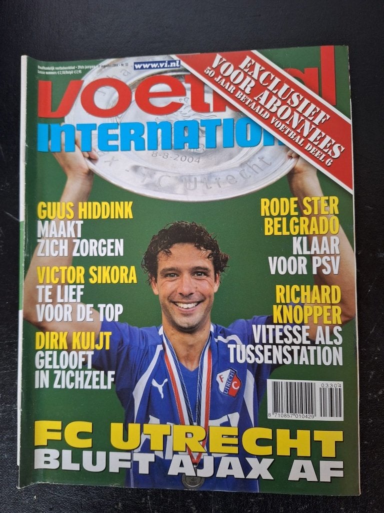 VI 2004 - FC Utrecht winnaar KNVB Beker, Verzamelen, Ophalen of Verzenden, Zo goed als nieuw, F.C. Utrecht, Boek of Tijdschrift