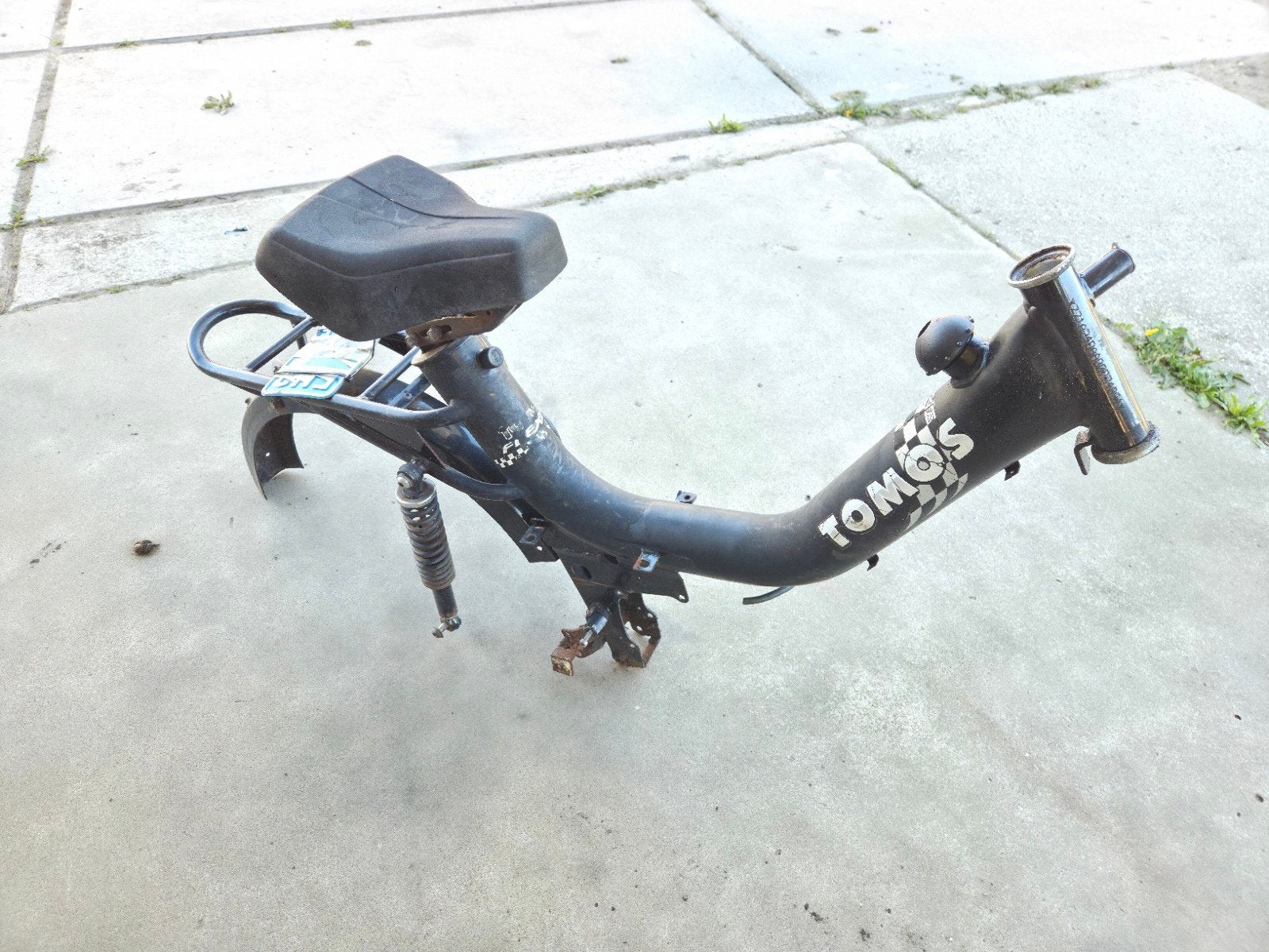 Tomos A35/A52 Flexer Frame Zwart Met Geldig Blauw Kenteken, Gebruikt, Ophalen of Verzenden, Nvt, Nvt