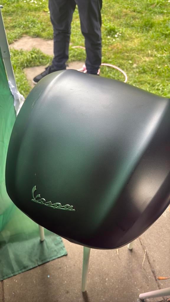 Topkoffer Mat grijs, Motoren, Ophalen, Zo goed als nieuw