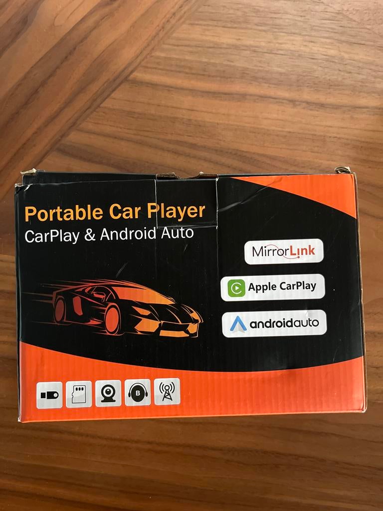 Draagbare Car Player met CarPlay & Android Auto, Auto diversen, Autoradio's, Zo goed als nieuw, Ophalen of Verzenden