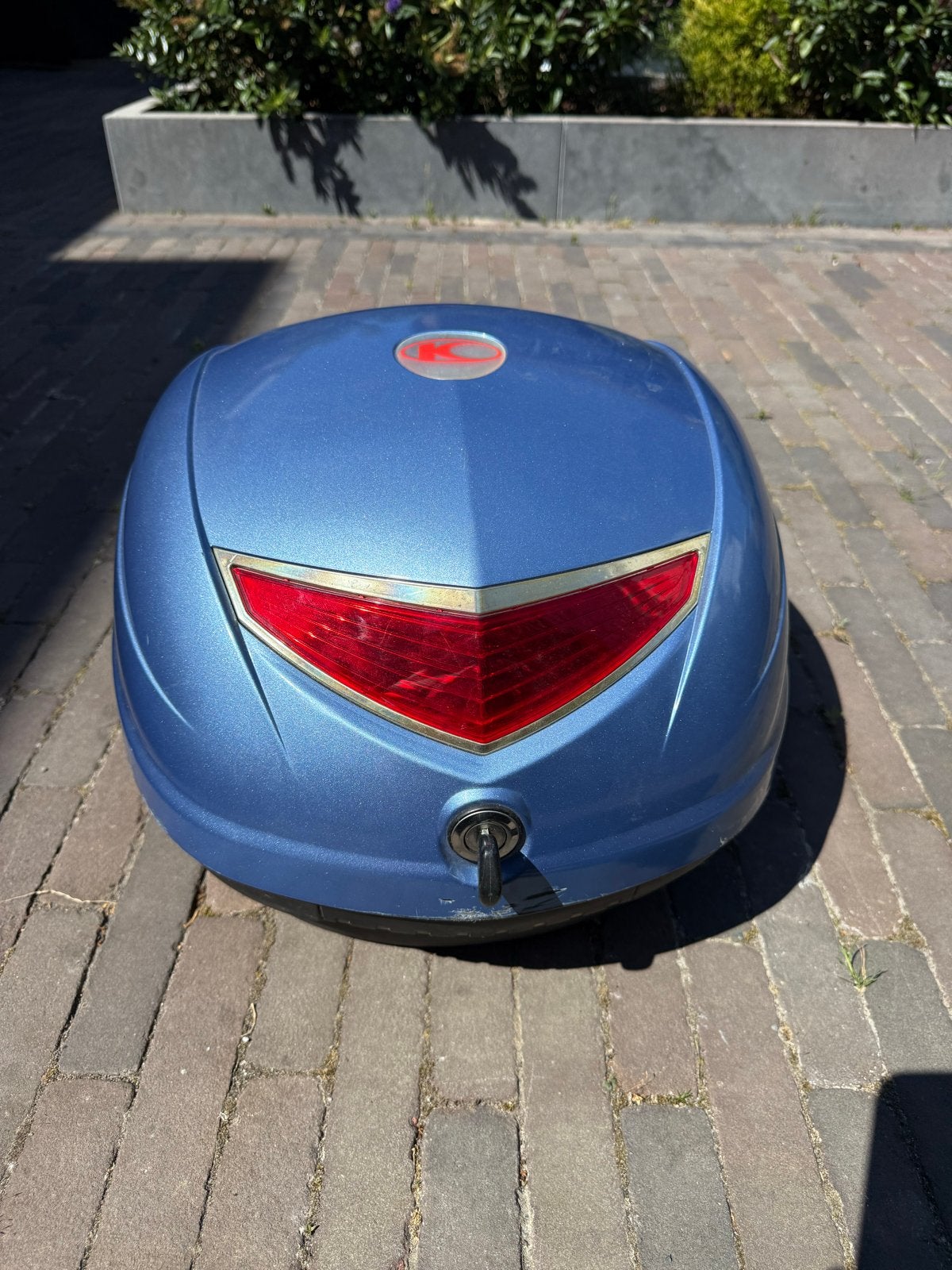 Kymco scooter topkoffer - Blauw, Ophalen, Gebruikt, Koffer