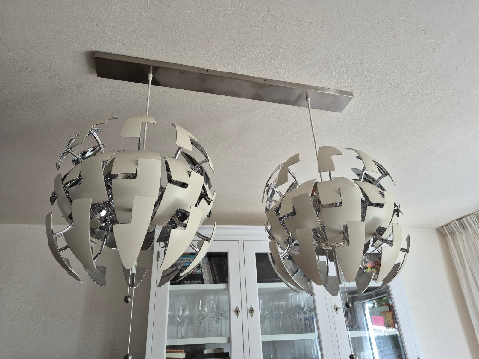 IKEA PS 2014 Hanglampen - Set van 2, Ophalen, Zo goed als nieuw, Metaal, Modern, Scandinavisch, Industrieel