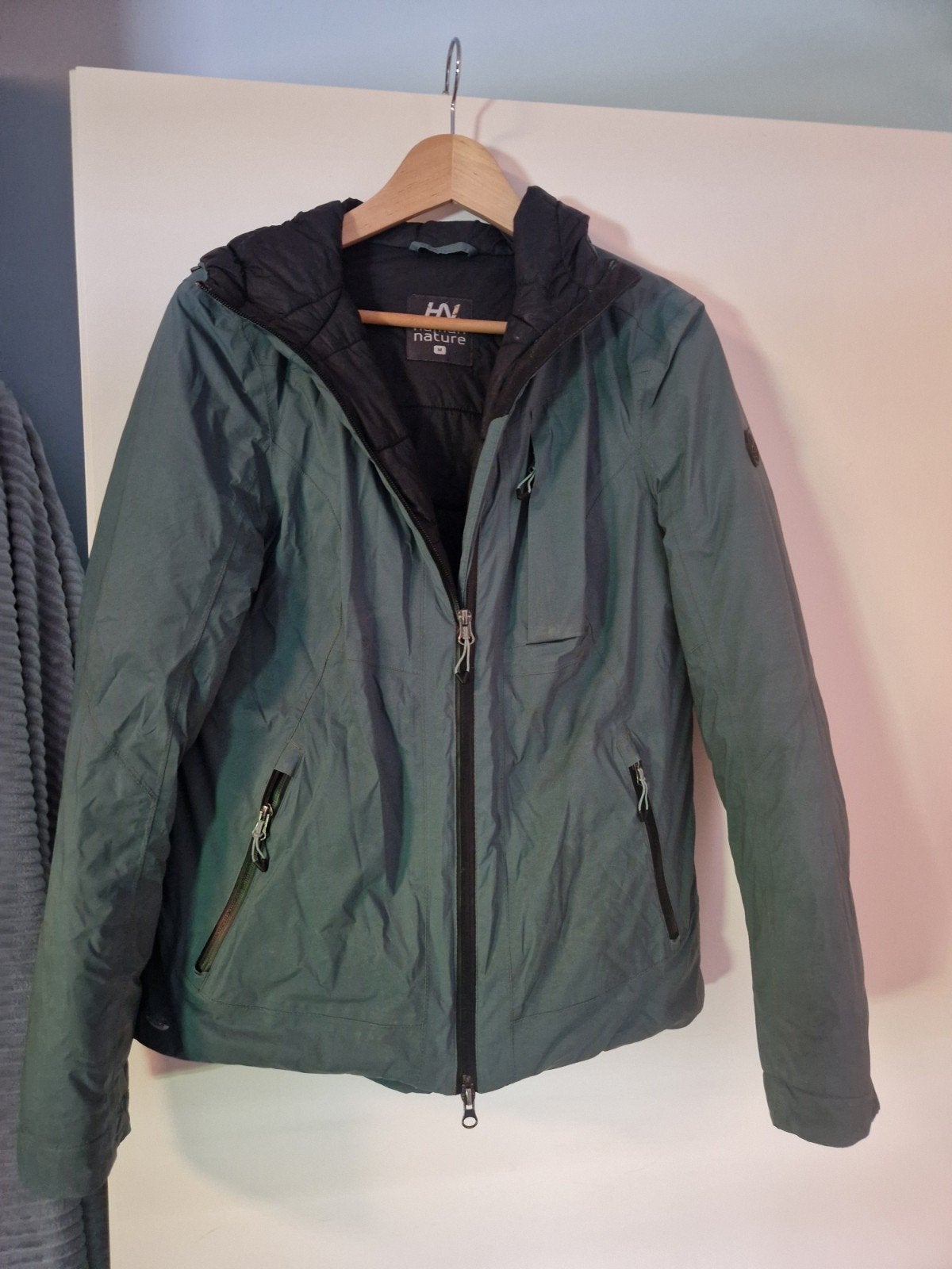 Human Nature Dames Jas Maat M - Groen/Zwart, Kleding | Dames, Jassen | Winter, Maat 38/40 (M), Ophalen of Verzenden, Human Nature