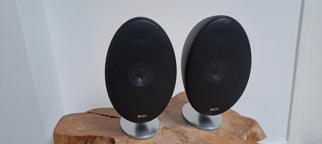 KEF E301 Satelliet Luidsprekers (2 stuks), Ophalen of Verzenden, Gebruikt, 60 tot 120 watt