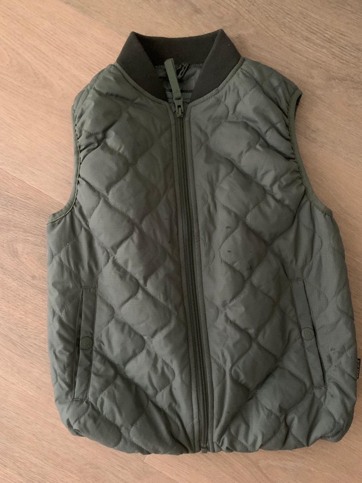 Blue ridge denim bodywarmer maat 134/140 legergroen, Kinderen en Baby's, Kinderkleding | Maat 134, Ophalen of Verzenden, Zo goed als nieuw