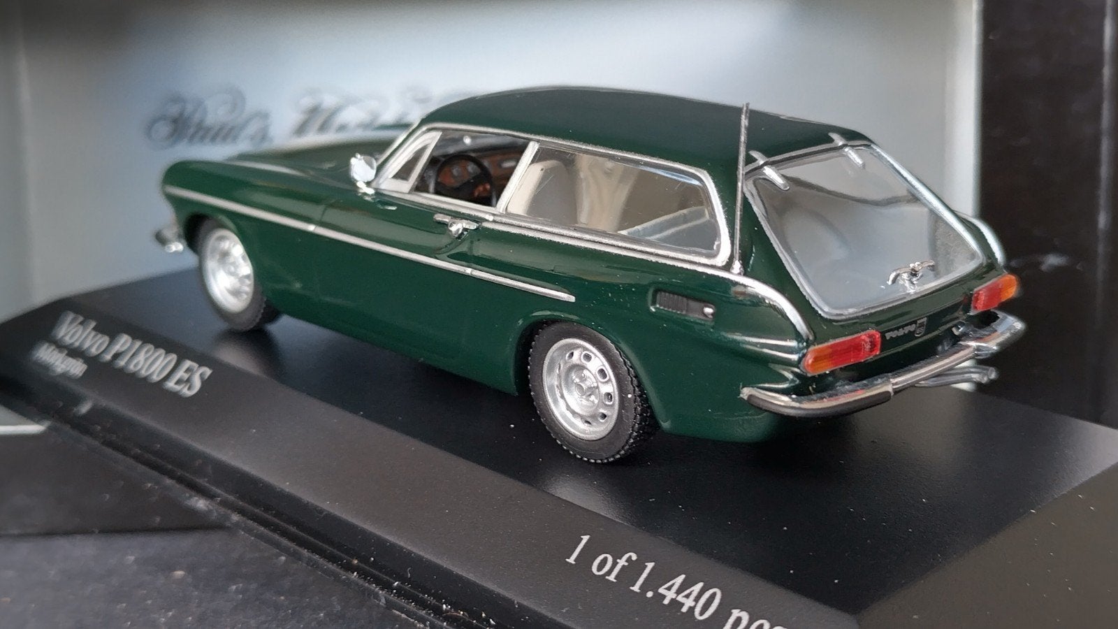 Volvo P1800 ES groen 1:43 Minichamps Pol, Auto, Nieuw, Ophalen of Verzenden, MiniChamps