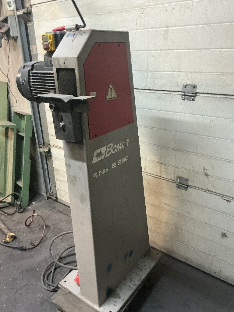 Bomar SNG E 250 stalen borstelmachine, Ophalen, Gebruikt
