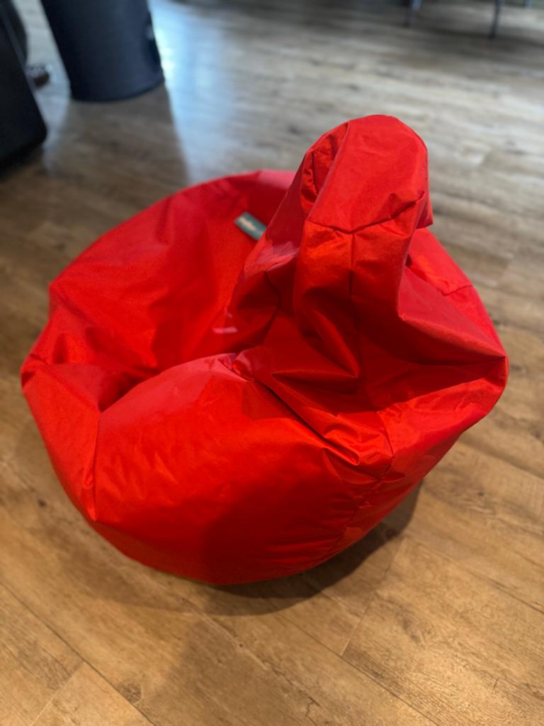 Rode zitzak - Big Bertha Original, Ophalen, Gebruikt, Rood, Zitzak