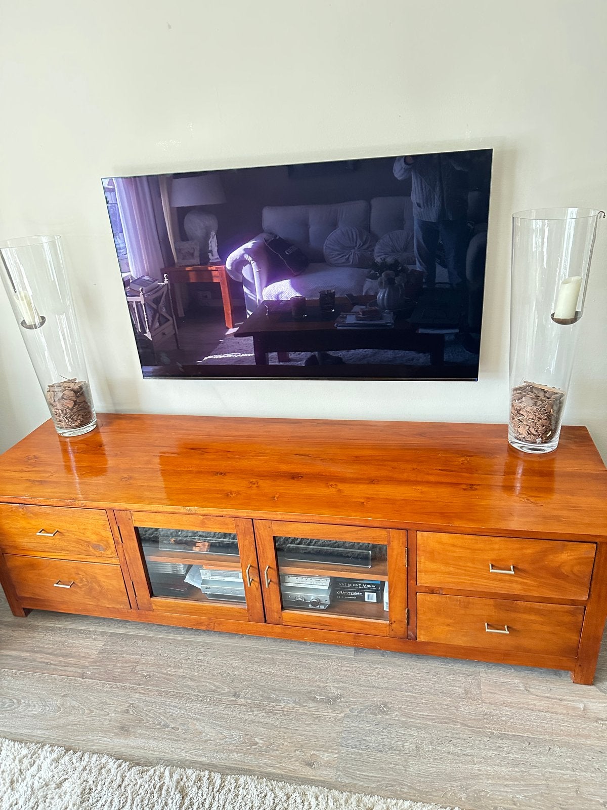 Tv meubel, Antiek en Kunst, Antiek | Meubels | Kasten, Ophalen of Verzenden