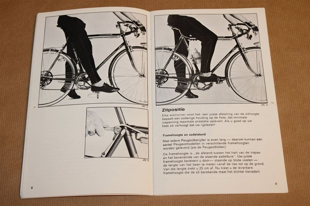 Peugeot Fiets Handleiding 1973 — Vintage Techniekboek, Ophalen of Verzenden, Gelezen, Overige onderwerpen