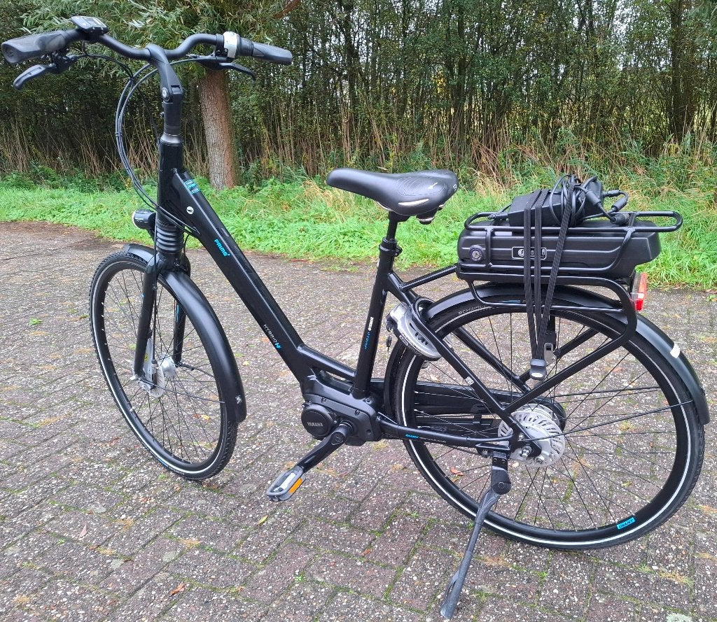 Nette elektrische Giant damesfiets, middenmotor, 54cm, Ophalen, 53 tot 56 cm, Versnellingen, Giant