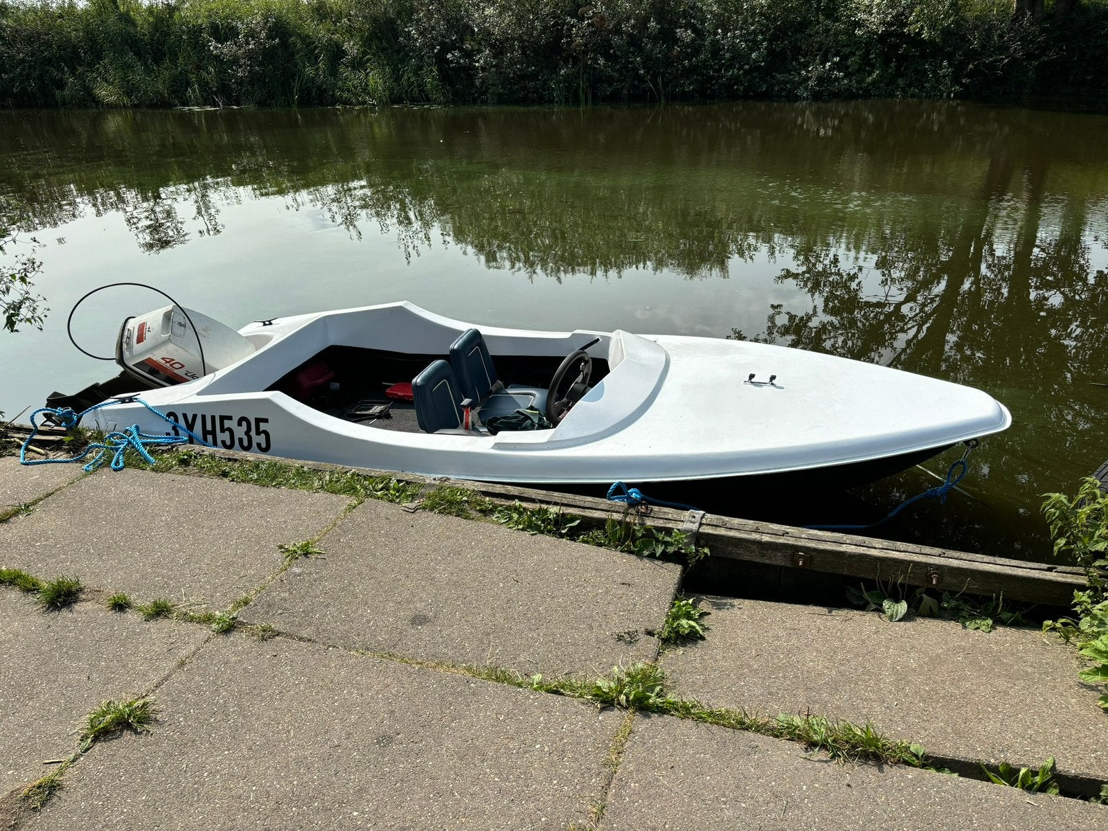 Speedboot Vega 405 + Trailer + 4x Allpa stoelen, Watersport en Boten, Bootonderdelen, Gebruikt, Overige typen, Motorboot, Ophalen