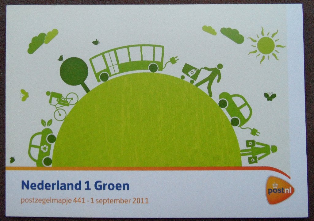 Postzegelmapje 441 – Nederland 1 – groen (Milieu), Ophalen of Verzenden, Postfris