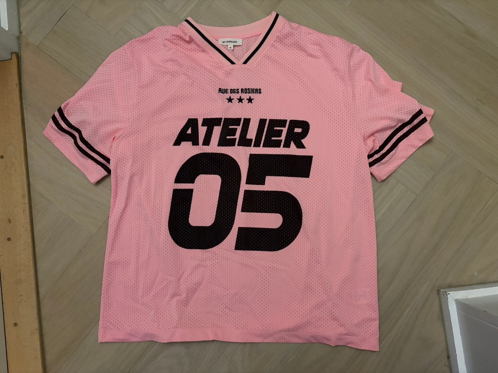 Roze oversized shirt My Jewellery, Maat 38/40 (M), Ophalen of Verzenden, Zo goed als nieuw, Korte mouw