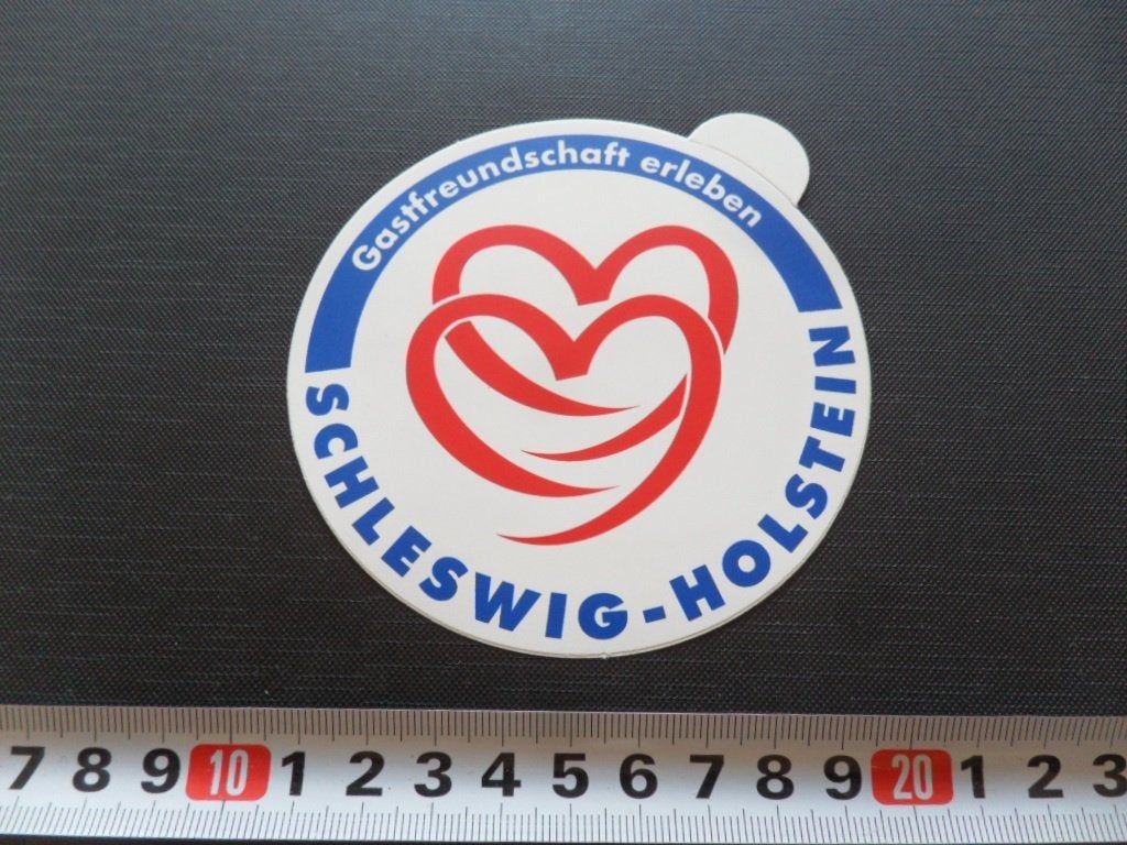 sticker Gastfreundschaft erleben SCHLESWIG - HOLSTEIN, Ophalen of Verzenden, Zo goed als nieuw