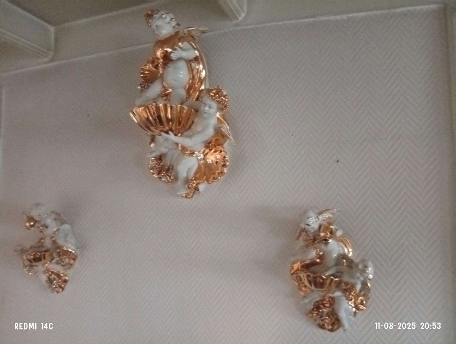 Capodimonte Engelen Wanddecoratie - Set van 3, Antiek en Kunst, Ophalen