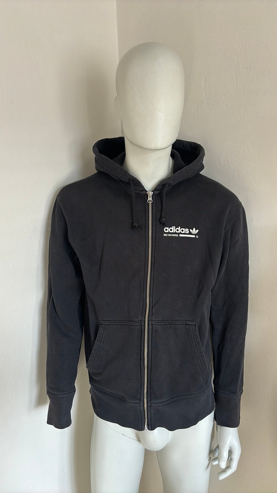 Adidas vest maat S, Ophalen of Verzenden, Zo goed als nieuw, Zwart