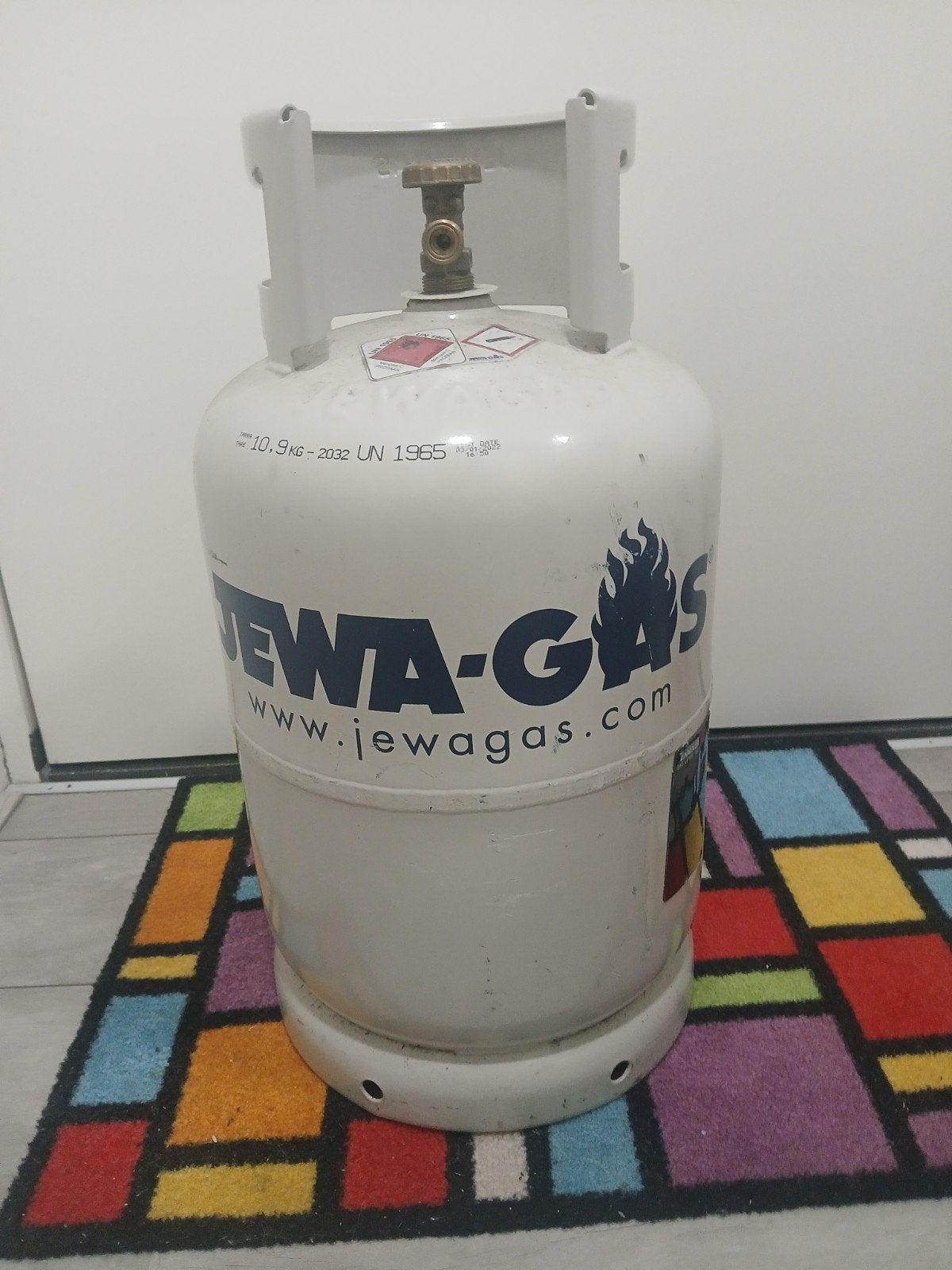 JEWA-GAS gasfles 10.9 kg, Ophalen of Verzenden, Gebruikt