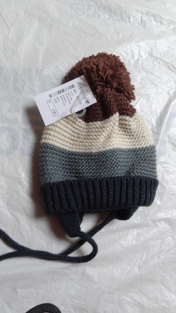 NIEUW mutsje [ met kaartje ] maat 74/80 , met GRATIS, Kinderen en Baby's, Babykleding | Mutsen, Sjaals en Wanten, Jongetje of Meisje