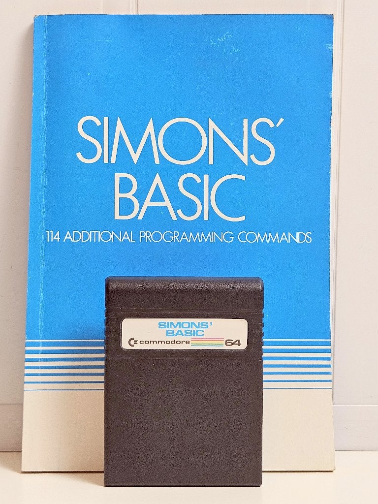 Nette Commodore 64 Simon's Basic Cartridge + Handleiding, Computers en Software, Vintage Computers, Ophalen of Verzenden