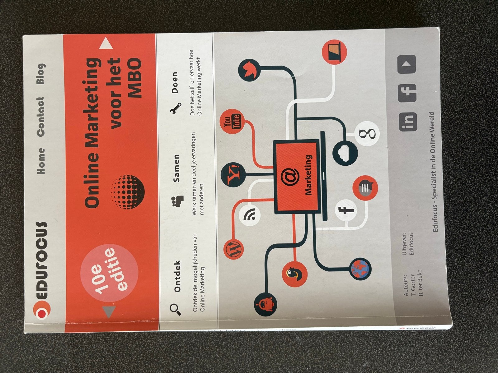 Online Marketing voor het MBO - 10e editie, Boeken, Ophalen of Verzenden, Zo goed als nieuw, MBO