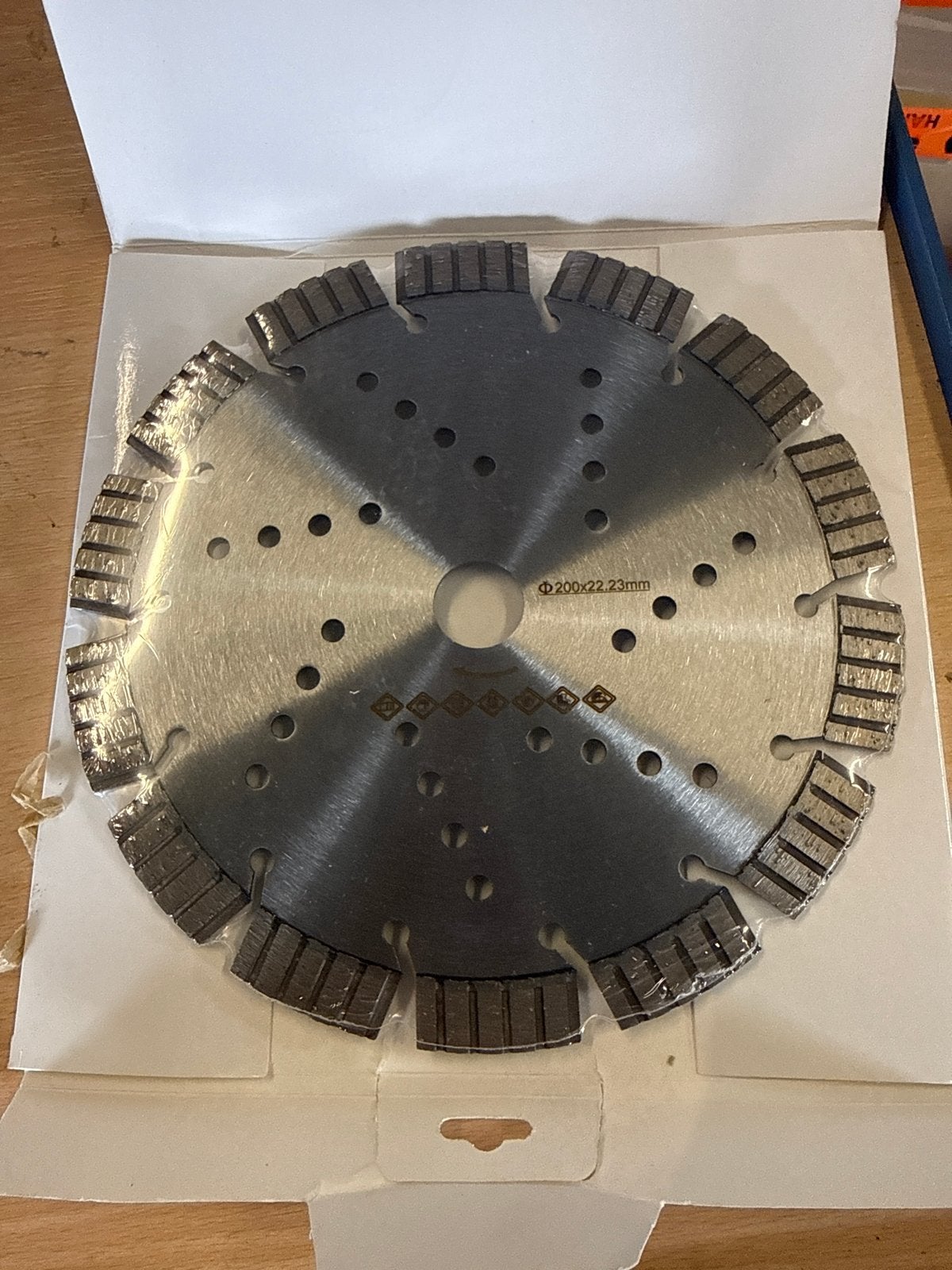 Diamant zaagblad 200x22.23mm voor diverse zaagmachines, 70 mm of meer, Overige typen, Nieuw, Ophalen of Verzenden