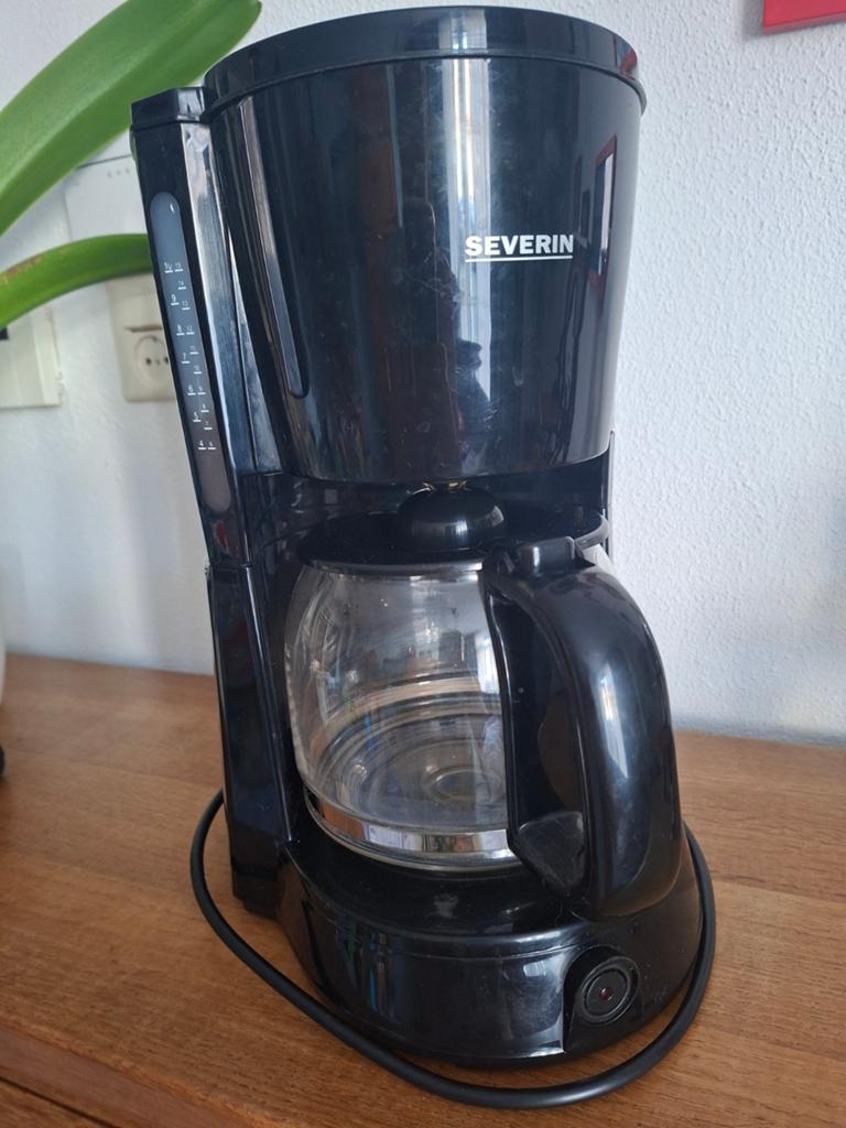 Severin Koffiezetapparaat - Zwart, Gebruikt, Koffiemachine, Gemalen koffie, Ophalen of Verzenden