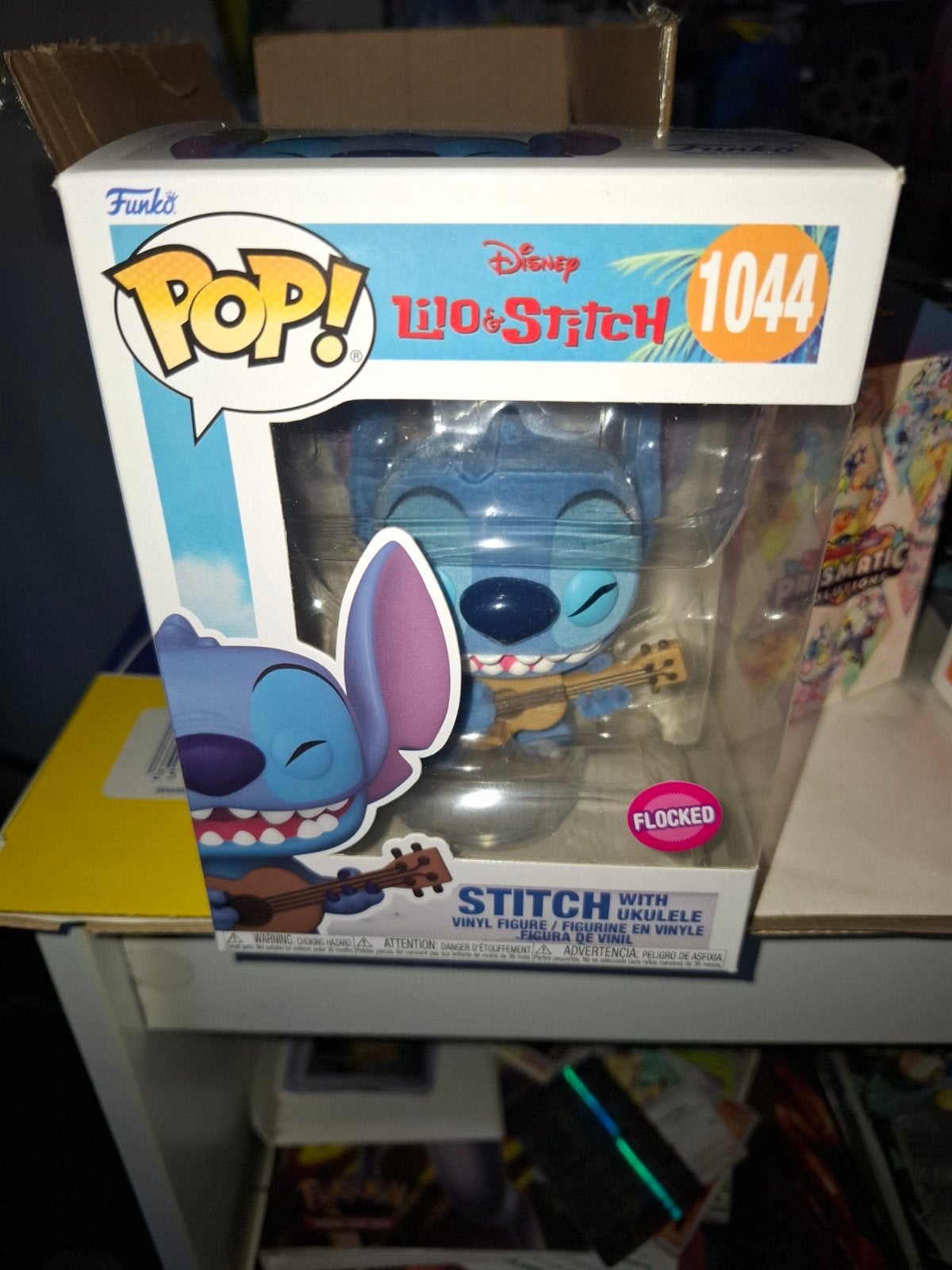 Funko Pop! Disney Lilo & Stitch 1044 Flocked met Ukelele, Ophalen of Verzenden, Nieuw