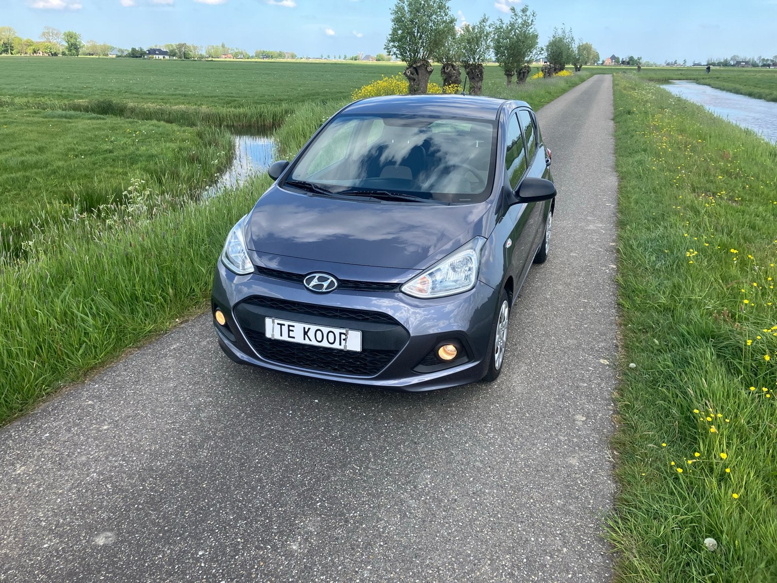 Hyundai i10 2014, Auto's, Hyundai, i10, Benzine, B, Hatchback, Handgeschakeld, Origineel Nederlands, Zilver of Grijs, Voorwielaandrijving