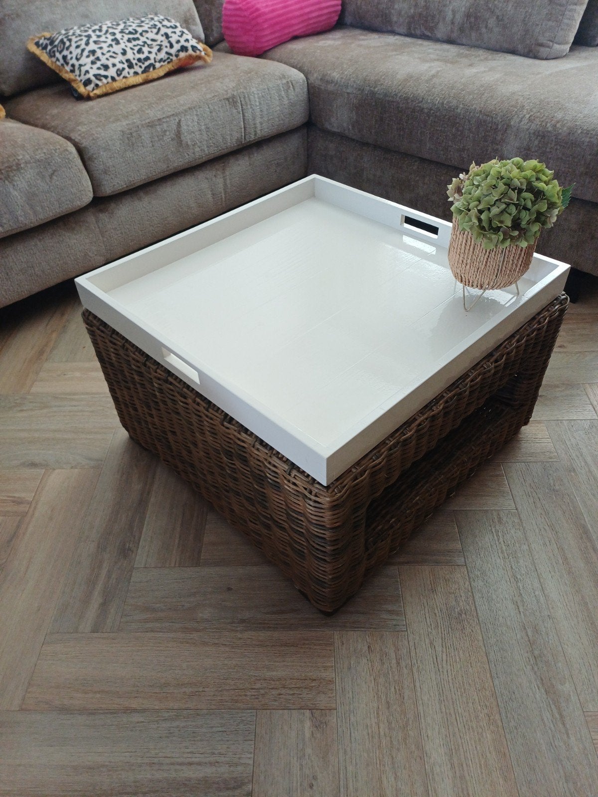 geweldige salon tafel met los blad., Huis en Inrichting, Tafels | Salontafels, Ophalen
