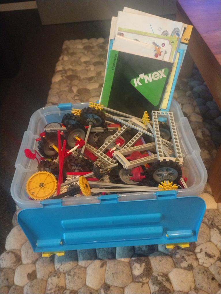 Grote doos K'nex met handleidingen, Ophalen of Verzenden, Gebruikt, K'nex