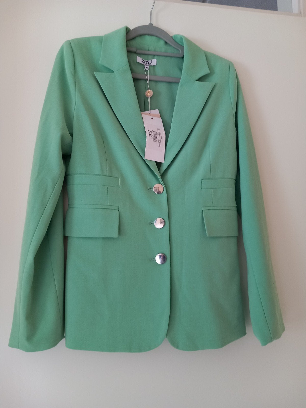 ZIZO Blazer,model Viva- mt34- gloednieuw met kaartje, Ophalen of Verzenden, Nieuw, Maat 34 (XS) of kleiner, Groen