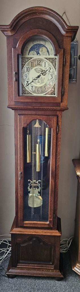 Prachtige Antieke Staande Klok - Klassieke Blikvanger, Huis en Inrichting, Ophalen, Zo goed als nieuw, Analoog, Staande klok