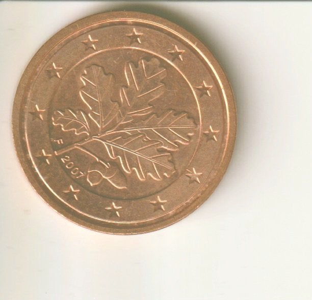 2 cent 2007 f duitsland, Verzenden, Duitsland, 1 cent
