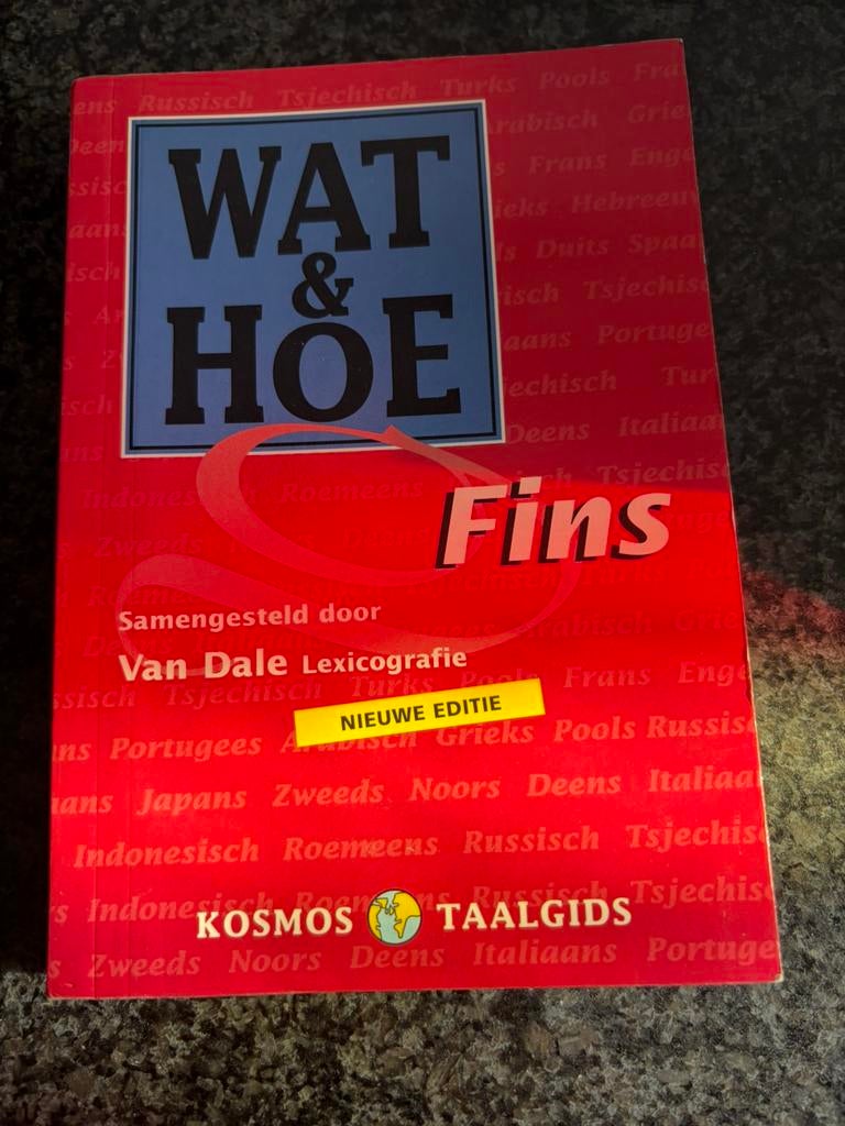 Wat en hoe FINS, Ophalen of Verzenden, Zo goed als nieuw