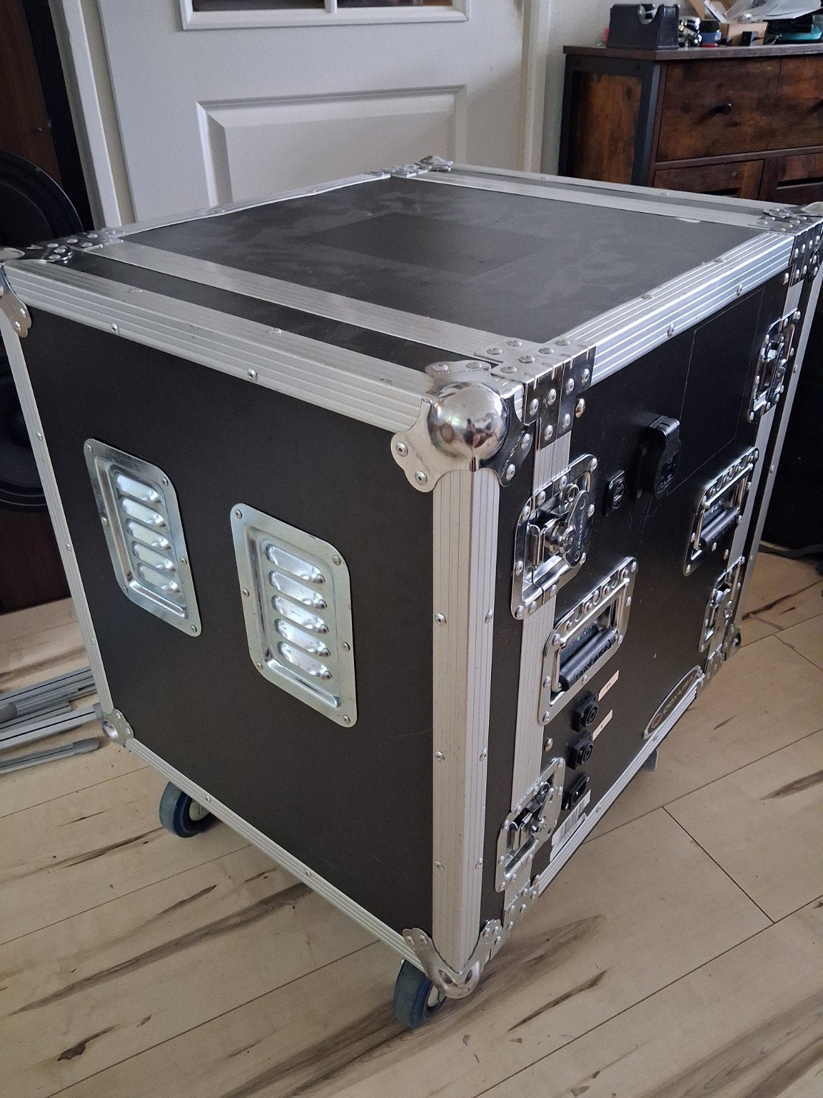 12U Odyusa 19" flightcase op wielen, Muziek en Instrumenten, Behuizingen en Koffers, Ophalen, Gebruikt, Overige instrumenten, Flightcase