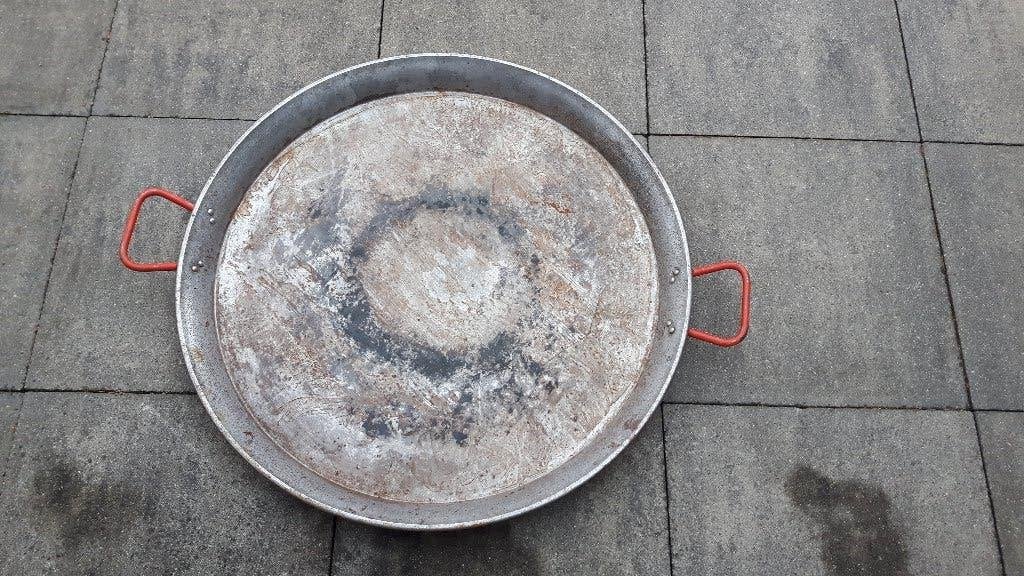 Paella Pan braadschotel bakplaat, Ophalen, Gebruikt, Gietijzer