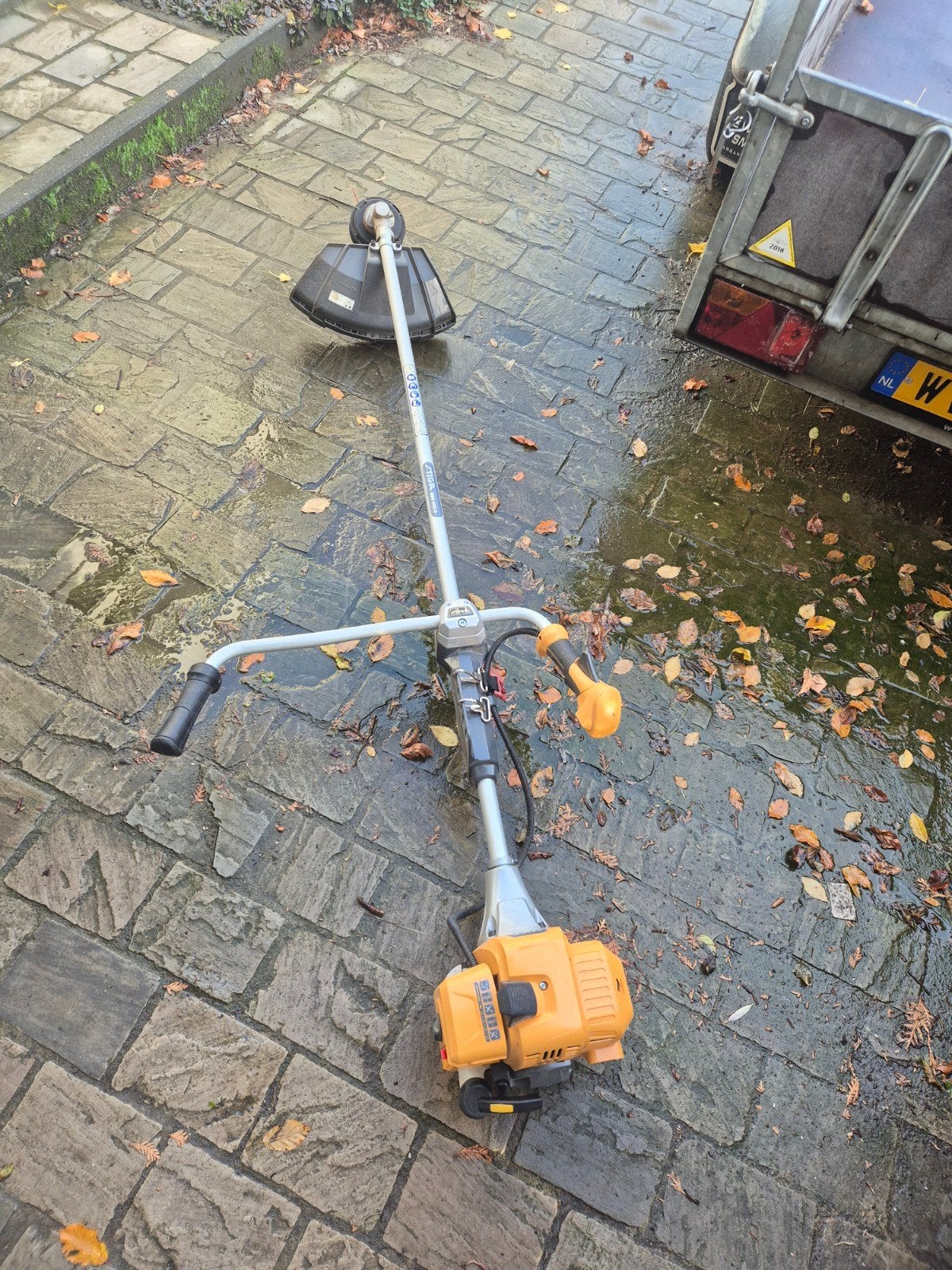 Stiga SBC 242 D Bosmaaier - Zo goed als nieuw, Tuin en Terras, Ophalen, Zo goed als nieuw, Benzine, Stiga