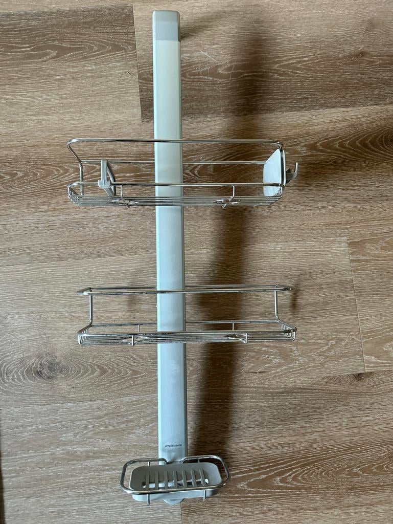 Simplehuman Douche Caddy, Ophalen of Verzenden, Zo goed als nieuw, Grijs, Overige typen