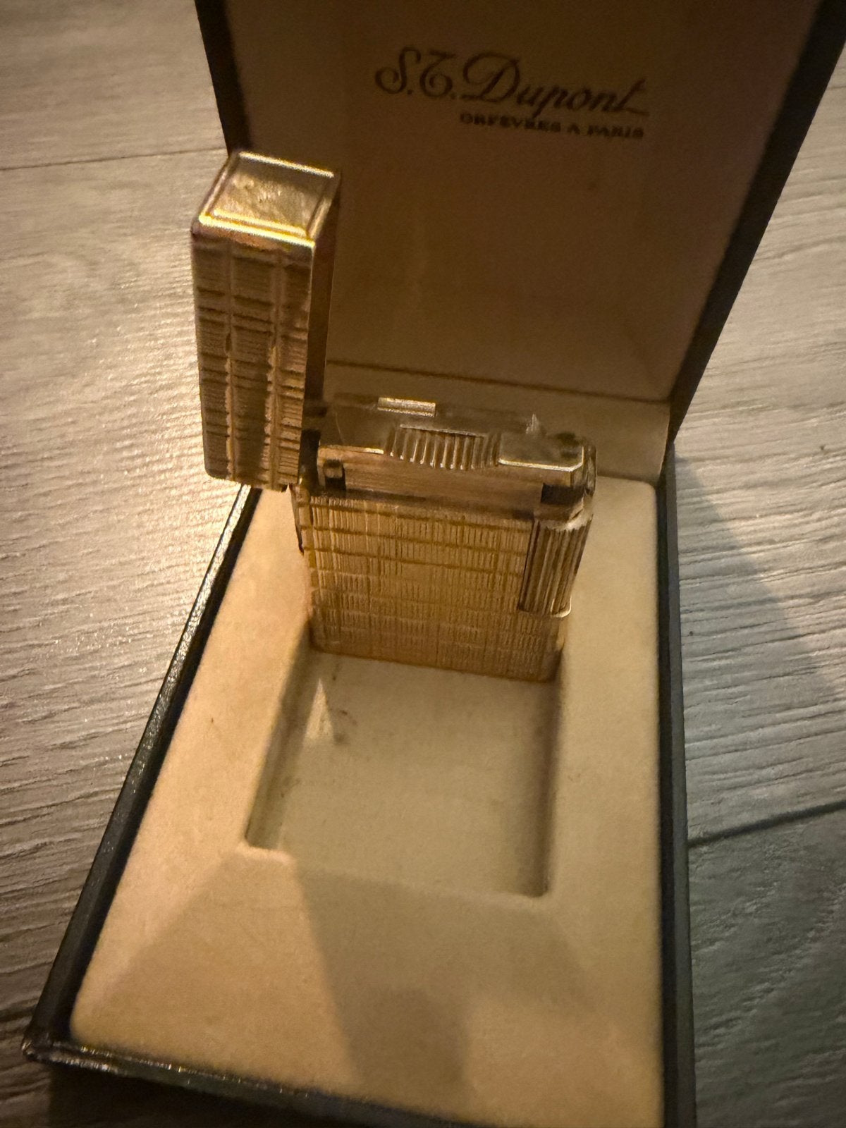 S.T. Dupont  Aansteker in Originele Doos, Ophalen of Verzenden, Zo goed als nieuw, Aansteker